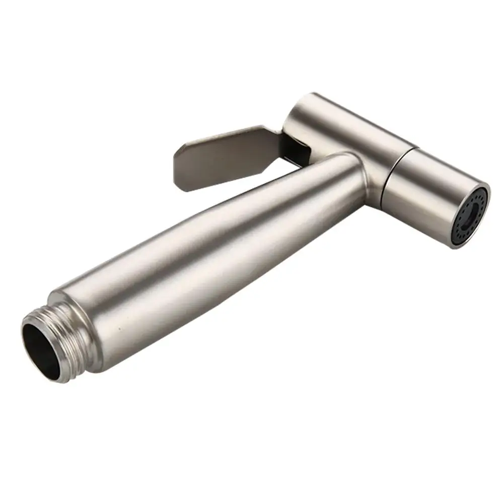 spray gun Ручной биде кран из нержавеющей стали для туалета опрыскиватель для Биде набор распылитель пистолет туалет спрей для ванной самоочищающаяся душевая головка - Цвет: spray gun