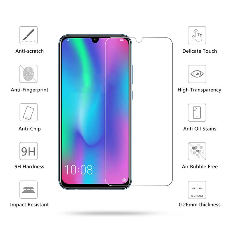 Закаленное стекло 2.5D 9H для huawei P Smart 2019 Plus Защитная пленка экрана | Мобильные