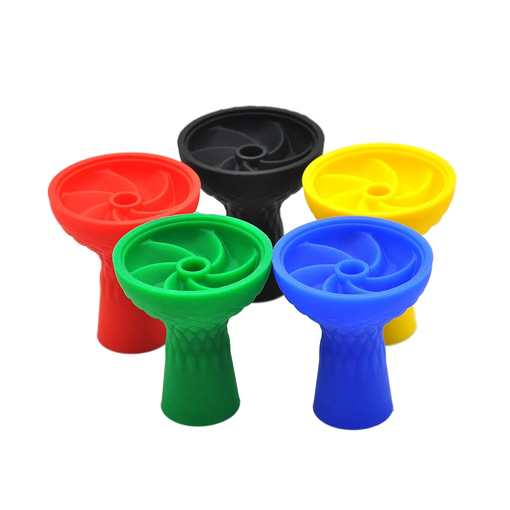 General type silica gel hookah bowl,sheesha pot?hookah accessories, high temperature resistant, easy to clean, with silicone pro