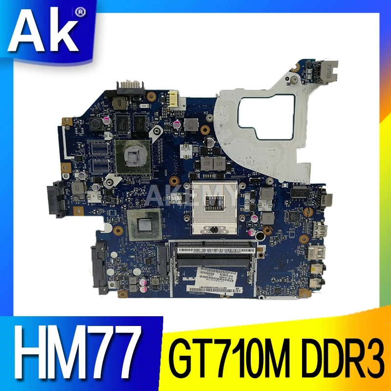 Q5WV1 LA 7912P подходит для For Acer E1 571G 571 V3 Материнская плата ноутбука PGA989 HM77 GPU GT710M DDR3 100%