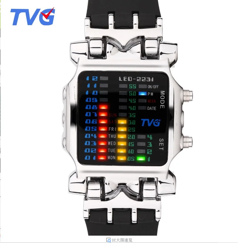 

TVG Students Watch Multi-functional Teenager Waterproof Watch Korean-style
