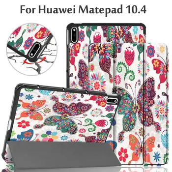 

Ultra Slim PU Leather Case For Huawei Matepad 10.4 case BAH3-AL00 / BAH3-W09 10.4''Tablet Magnetic Stand Cover Funda