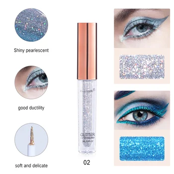 

ibcccndc Metallic Diamond Pearly Watery Eyeshadow Sparkling Party Radiant Fashion Liquid Eyeshadow TXTB1