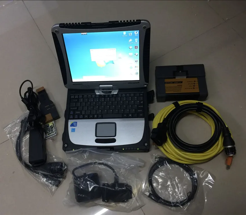 Для диагностики Bmw Icom a2 B C с ноутбуком CF19 Toughbook экспертный режим программного