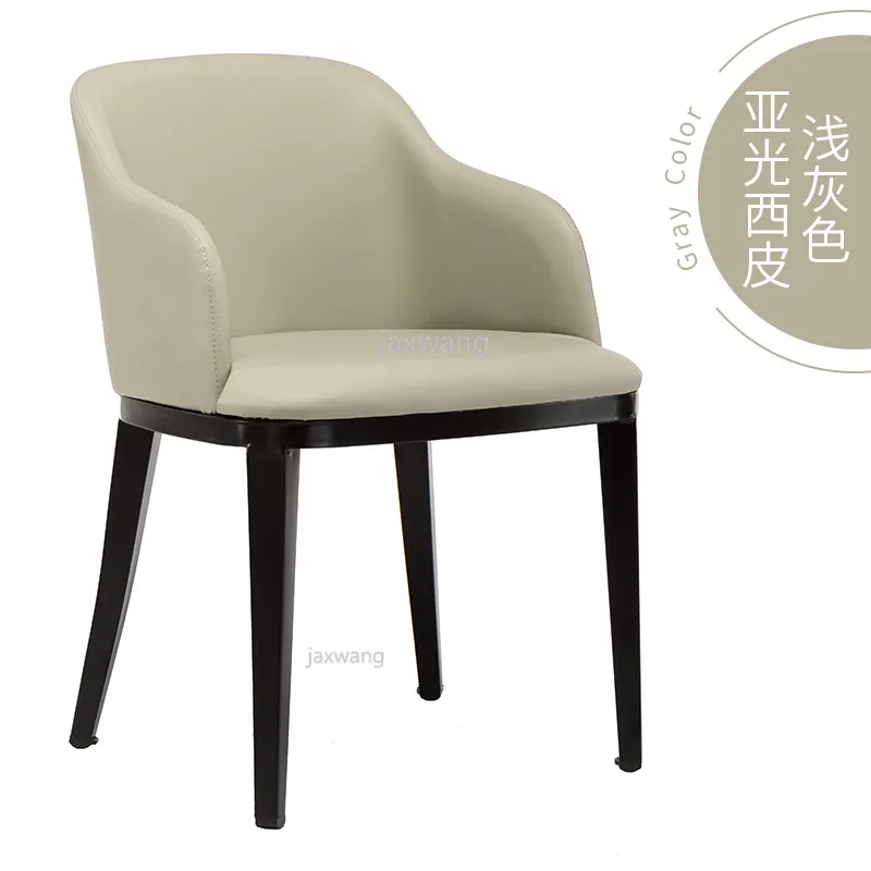 Скандинавские индивидуальные стулья, стул для макияжа, кофейные стулья для магазинов, простая спинка, обеденный стул, стул для гостиной, домашний стул - Цвет: K -PU leather