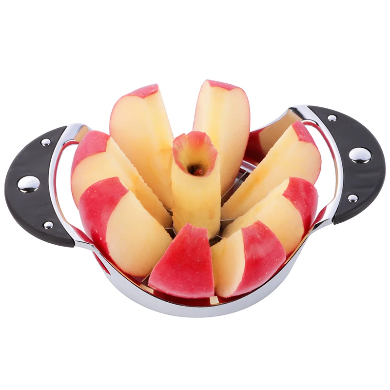 Stainless Steel Apple Core Remover, Kitchen Gadgets, Vegetable and Fruit Tools, Cutter, Slicer Knife, 8 PCs