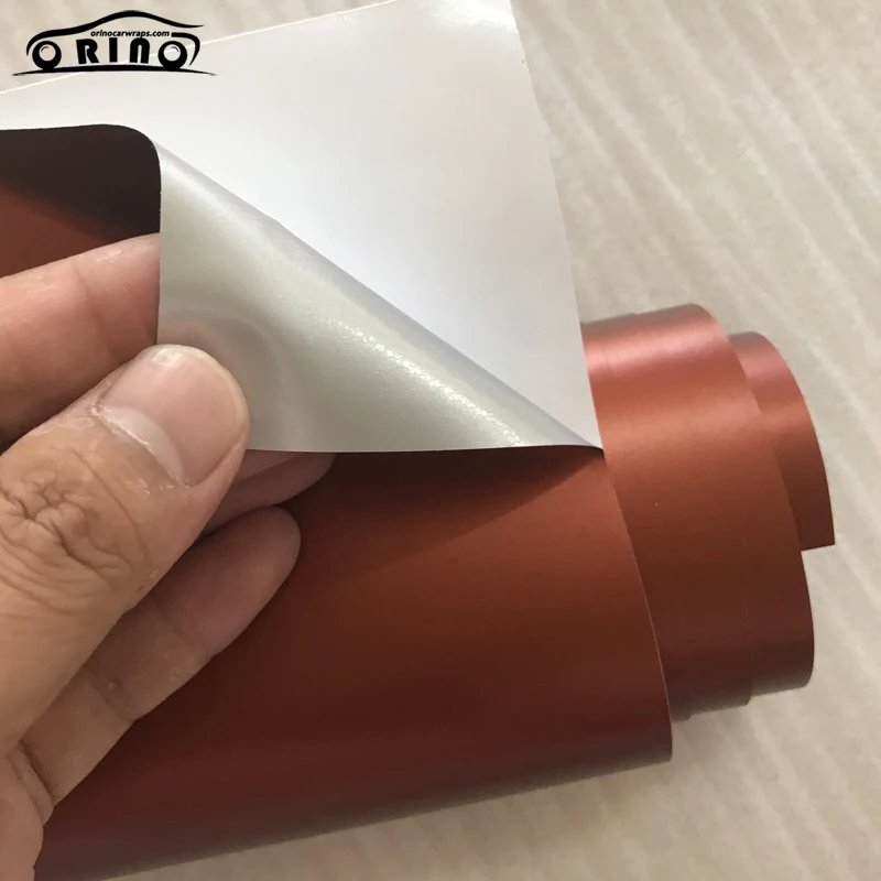 Coffee Matt Metallic Vinyl Wrap Sticker-2