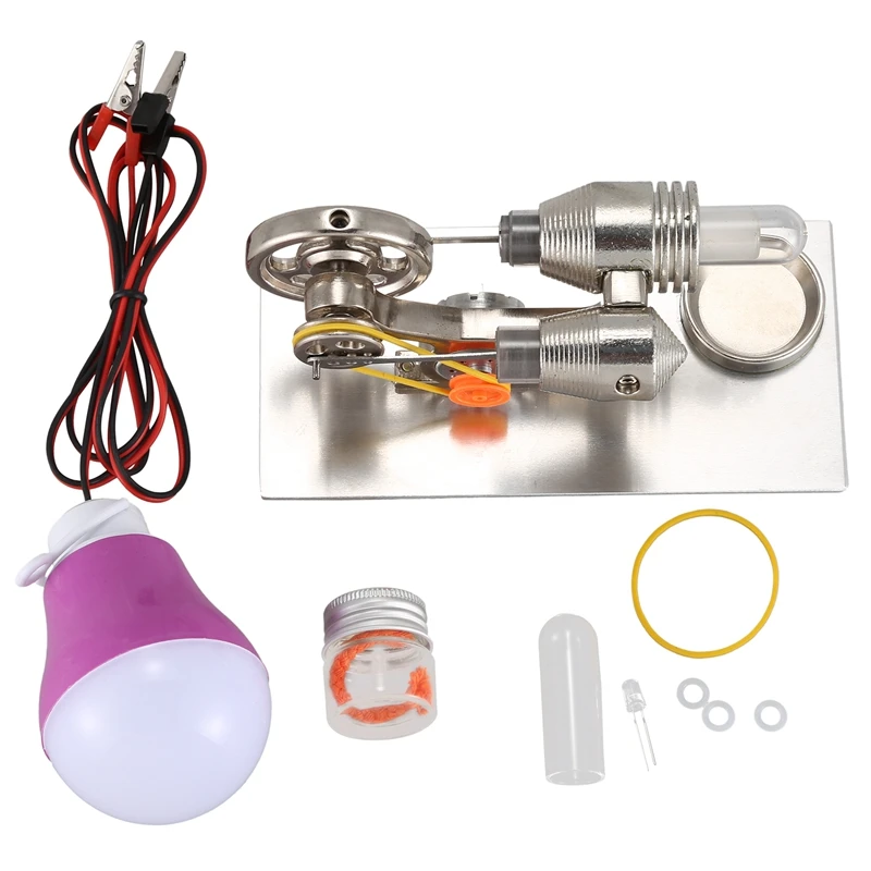 Diy Модель двигателя Стирлинга набор физика научная лампа игрушки для экспериментов Модели Строительные наборы игрушки для детей