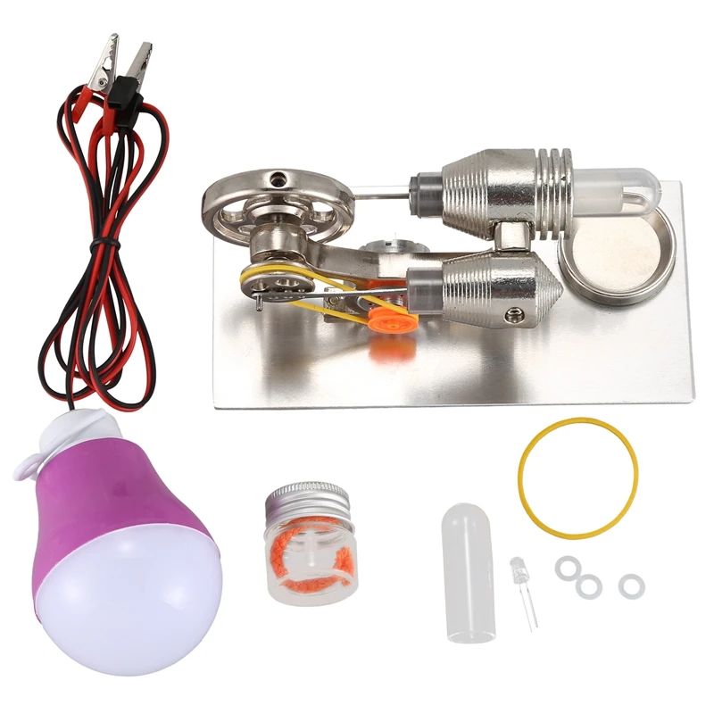 

Diy Stirling Engine Model Kit Physics Science Lamp Experiment Toy Model Building Kits Toys for Children