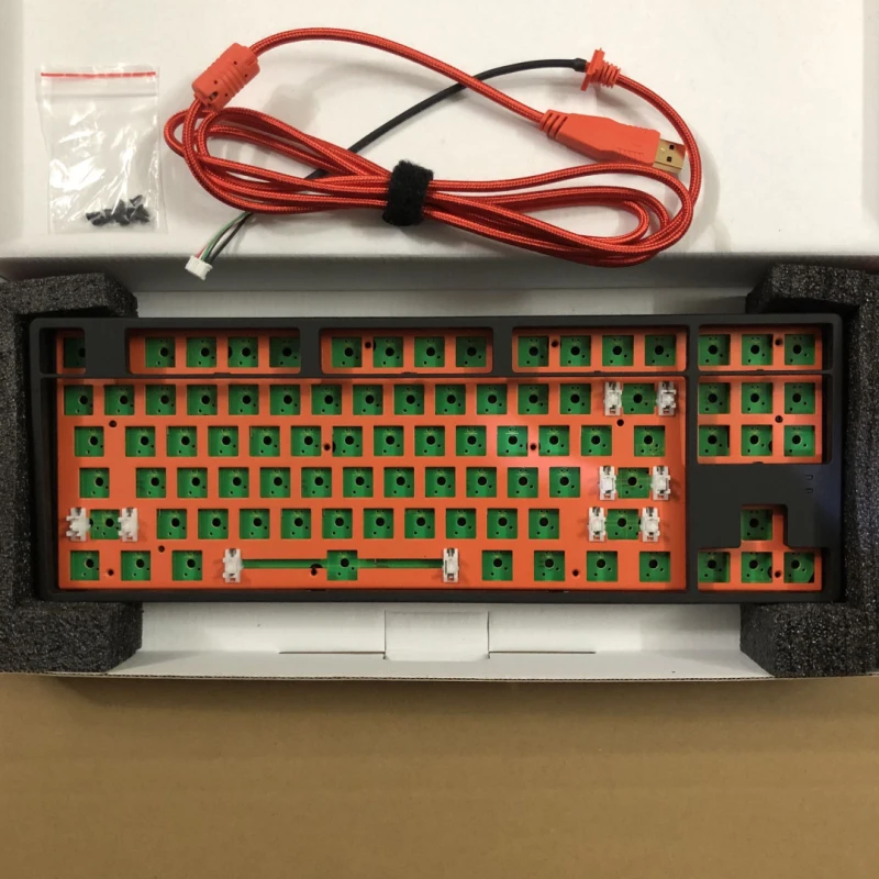 87 клавиатура комплект механическая клавиатура TKL DIY kit PCB игровая плата Вишневый переключатель