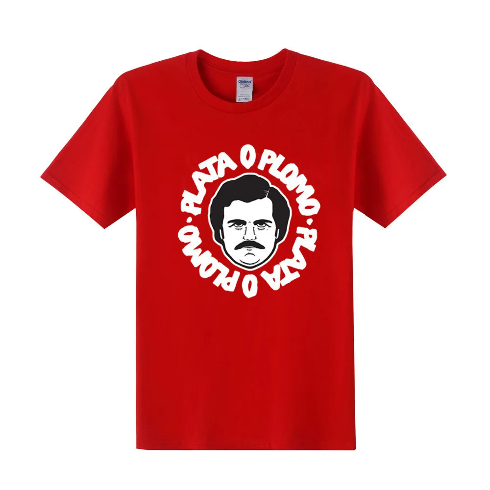 Футболки flamengo 2020 Plata o Plomo Футболка мужская Narcos Pablo Escobar Серебряная или свинцовая