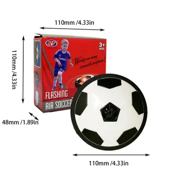 

Creative Hover Ball Toy Air Power Soccer Ball Indoor Football Toy Multi-surface Hovering Gliding Toy for Kids