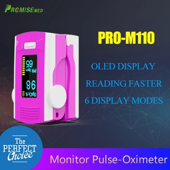 

PROMISE M110 finger pulse oximeter OLED ABS metrial heart rate monitor