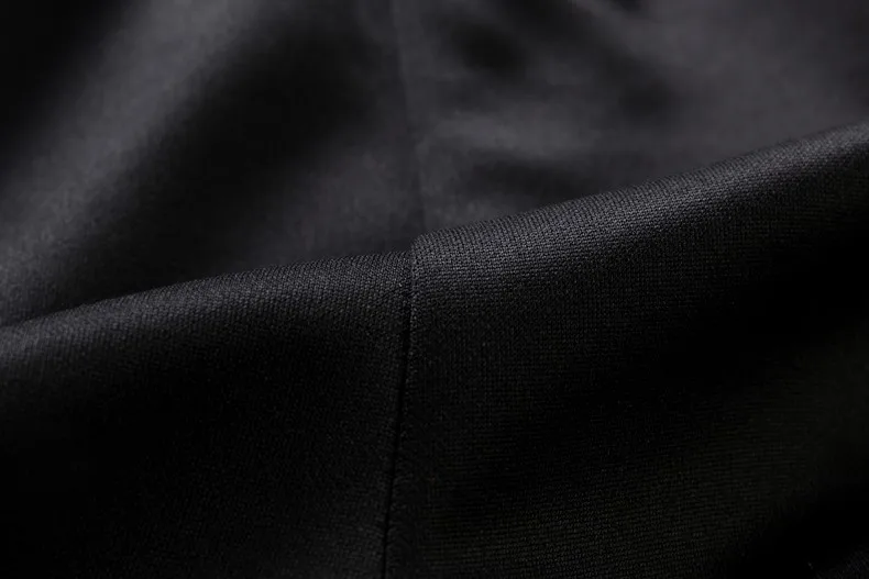 Спортивная куртка тренировка футбола Джерси костюм с длинным рукавом Куртка осень и зима брюки высокого класса Ткань но надписи на заказ