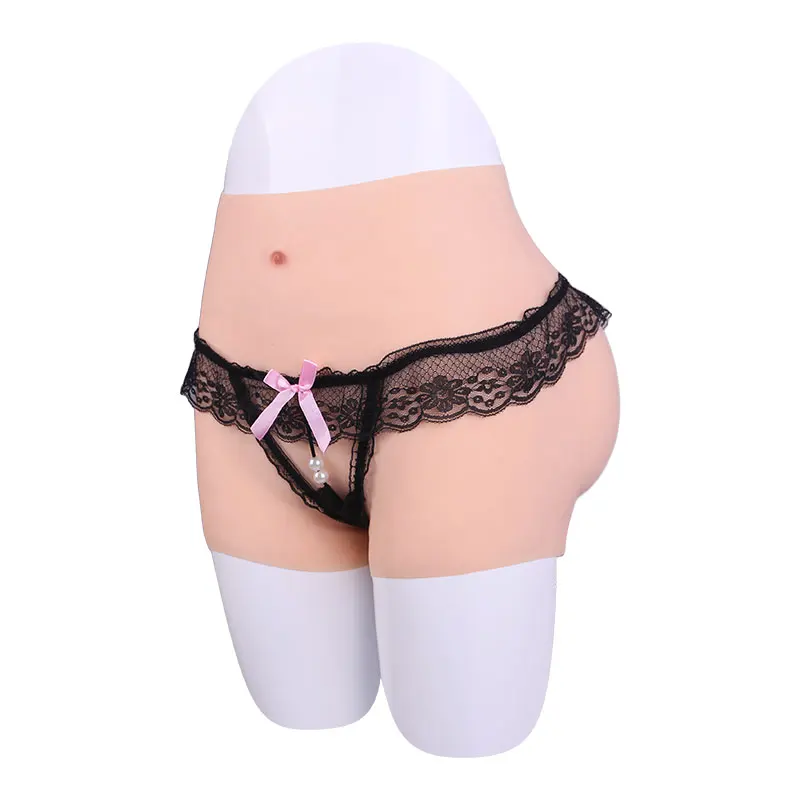 Artificial Silicone Realistic Fake Vagina Underwear Shorts Panties For Transvestite Crossdresser Transgender Shemale Drag Queen