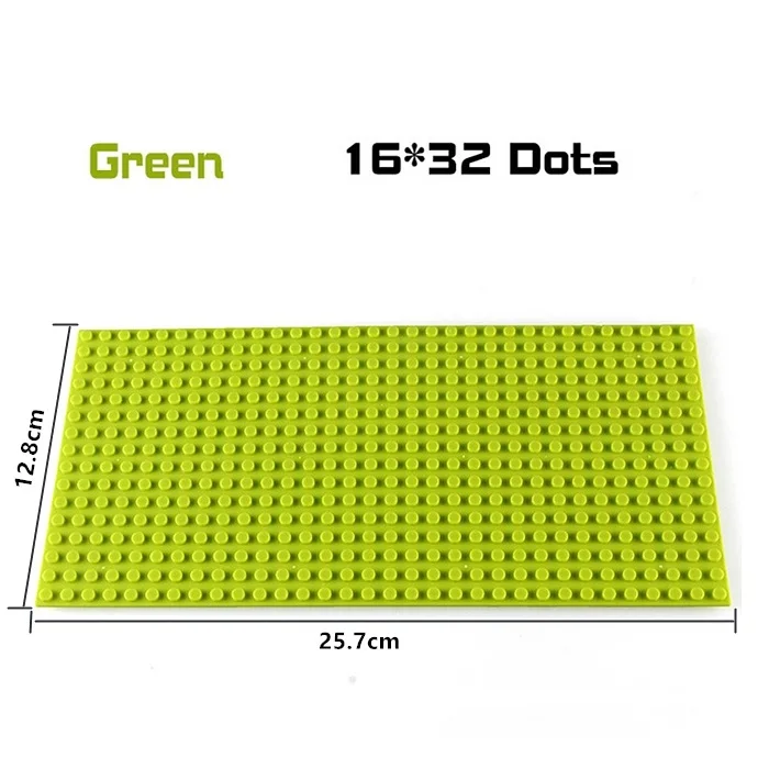 Large Building Blocks Baseplate for Creative Play - DIY Plastic Plate for Kids' Toy Construction