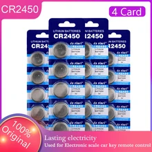 Piles bouton 100% originales, 20 pièces, CR2450 3V, pour calculatrice, ordinateur, KCR2450 5029LC LM2450