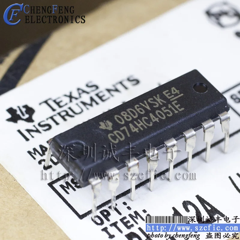 

10pieces CD74HC4051E 74HC4051 DIP