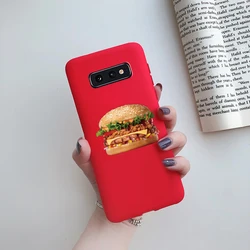 Luxury Protective Silicone Soft TPU Phone Case Cover - Cute Design - Galaxy S10E (Yellow)