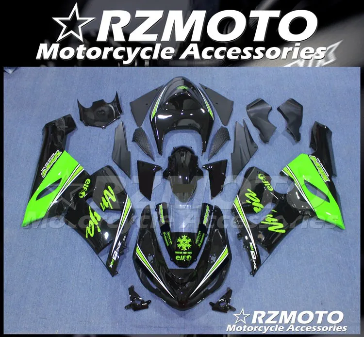 Новый ABS полностью мотоцикл обтекатели комплект подходит для Kawasaki Ninja ZX 6R ZX6R 636 2005