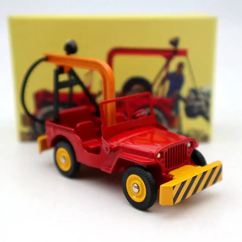 Atlas Dinky Toys 1412 Jeep De Depannage Грузовик Красный литье под давлением модели автомобиля коллекция