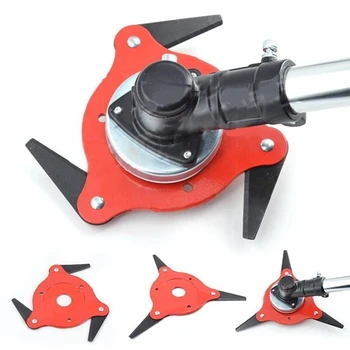 

universal 6 blades trimmer head for lawn mower Garden Tool trymer Brush Weed Cutter Blades 65Mn Steel hedge Grass Trimmer Head