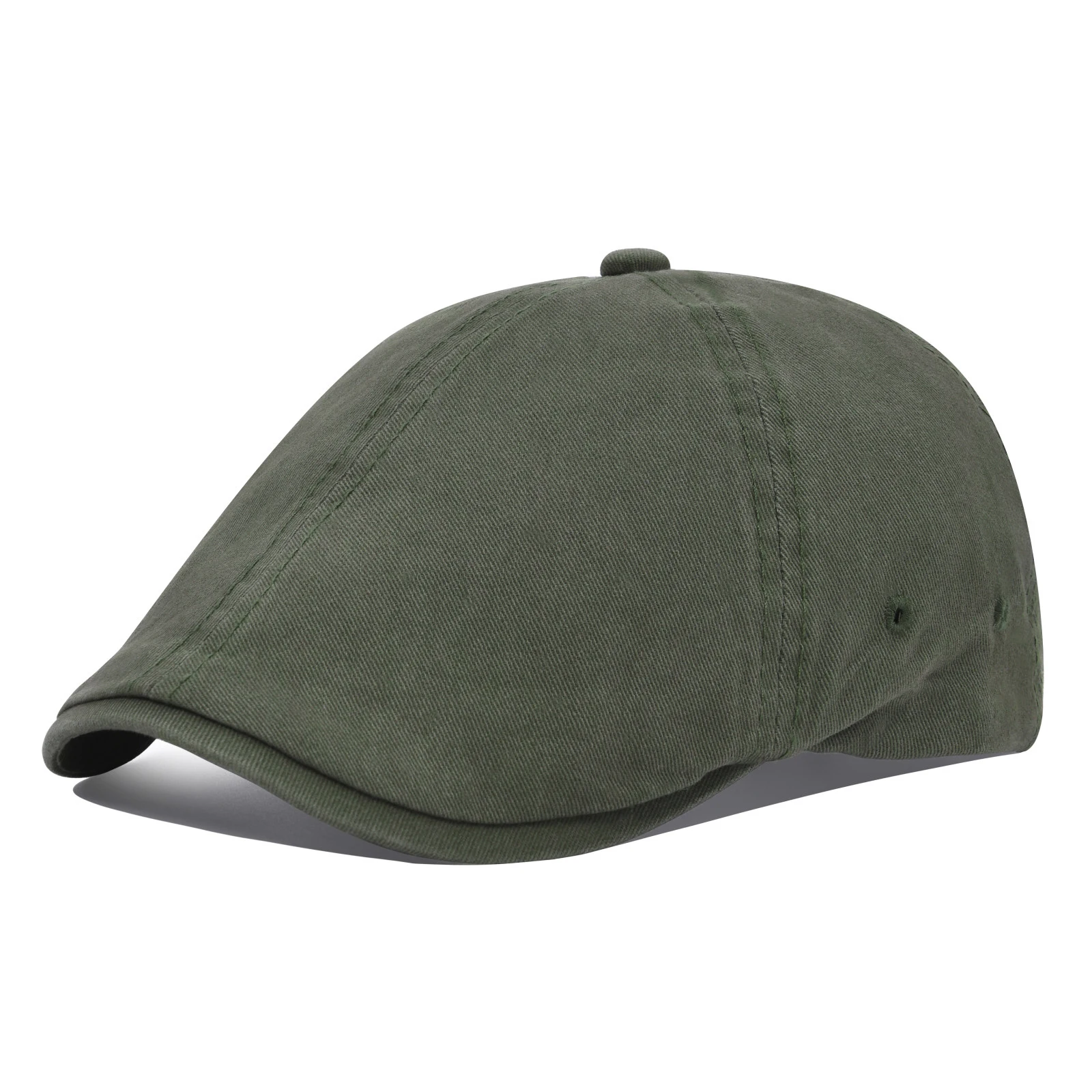 VOBOOM Newsboy Cap Men Spring Fall Golf Caps Twill Cotton Classic Flat Hat Ivy Hats Cabbies Headpiece 062 | Аксессуары для одежды