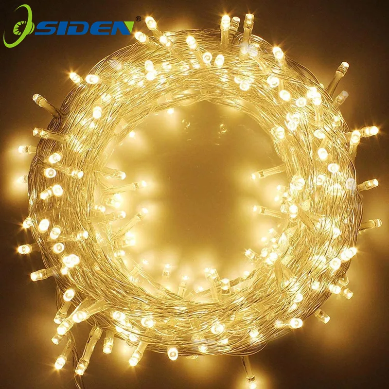 Открытый струнный светильник s 20 м 200LED декоративный комнатный с 8 режимами