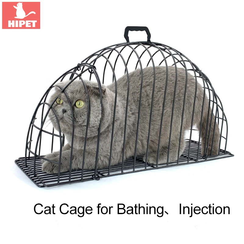 High Quality Pet Cat Bathing Cage Small Dog Cage Durable Protect Anti