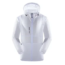 Открытый мужской летний Солнцезащитный УФ-защита, анти-светильник, дождевик, Женская быстросохнущая ультратонкая полупрозрачная ветровка