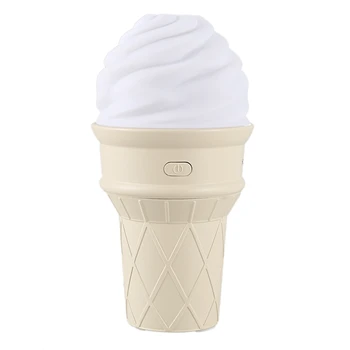

Ice cream Cool Mist Humidifier with Adjustable Mist Mode,7 Color LED Lights Changing and Timed Auto Shutdown For Office Home