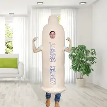 Надувной костюм на батарейках для косплея, страшный монстр, праздничная одежда на Хэллоуин для взрослых, для годовых встреч и выступлений на сцене