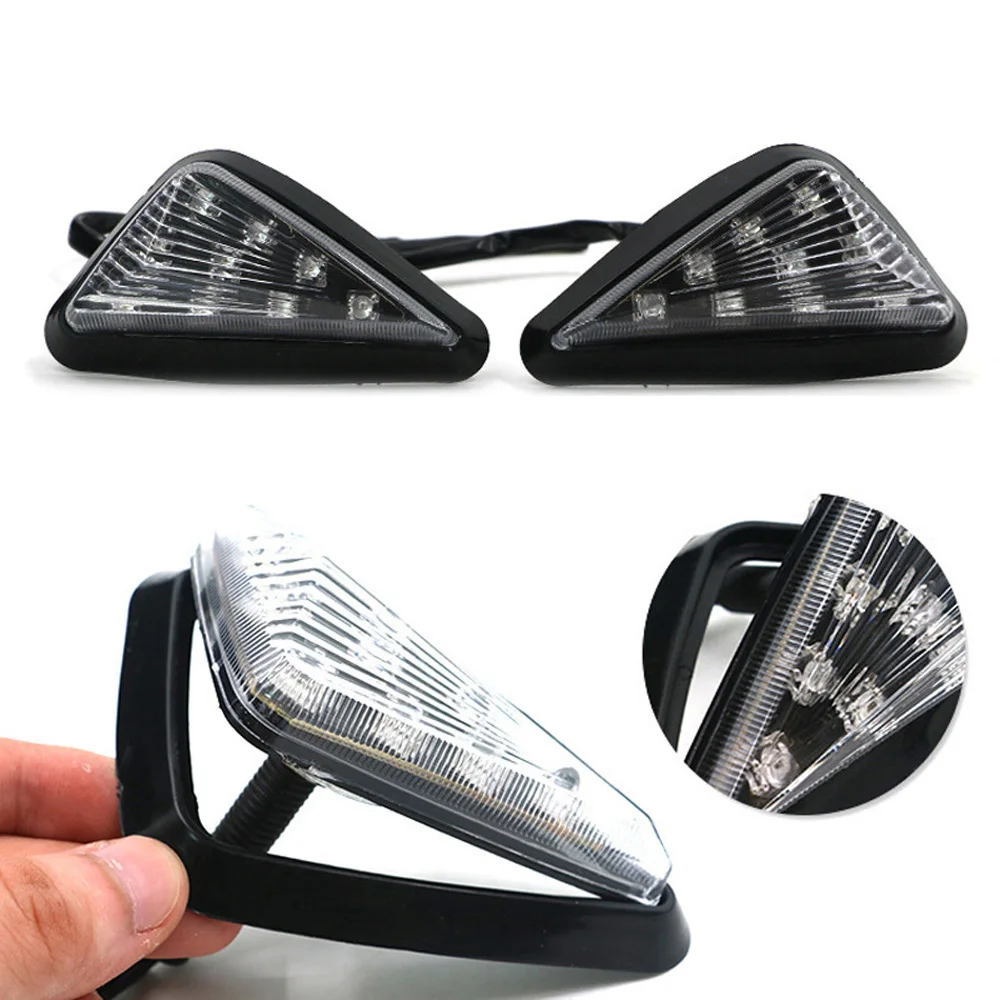 

2pcs Motorcycle 12V LED Turn Signal Light MSX-125 CBR150 CBR250 CBR300 CBR500 CBR650 CB650R DADI Triangle light