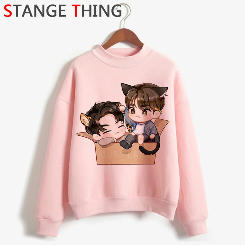 Got7 Kpop Idols Harajuku Kawaii зимние теплые толстовки для женщин Ullzang Eyes on You Новые забавные мультяшные толстовки модная Толстовка для женщин - Цвет: H2783