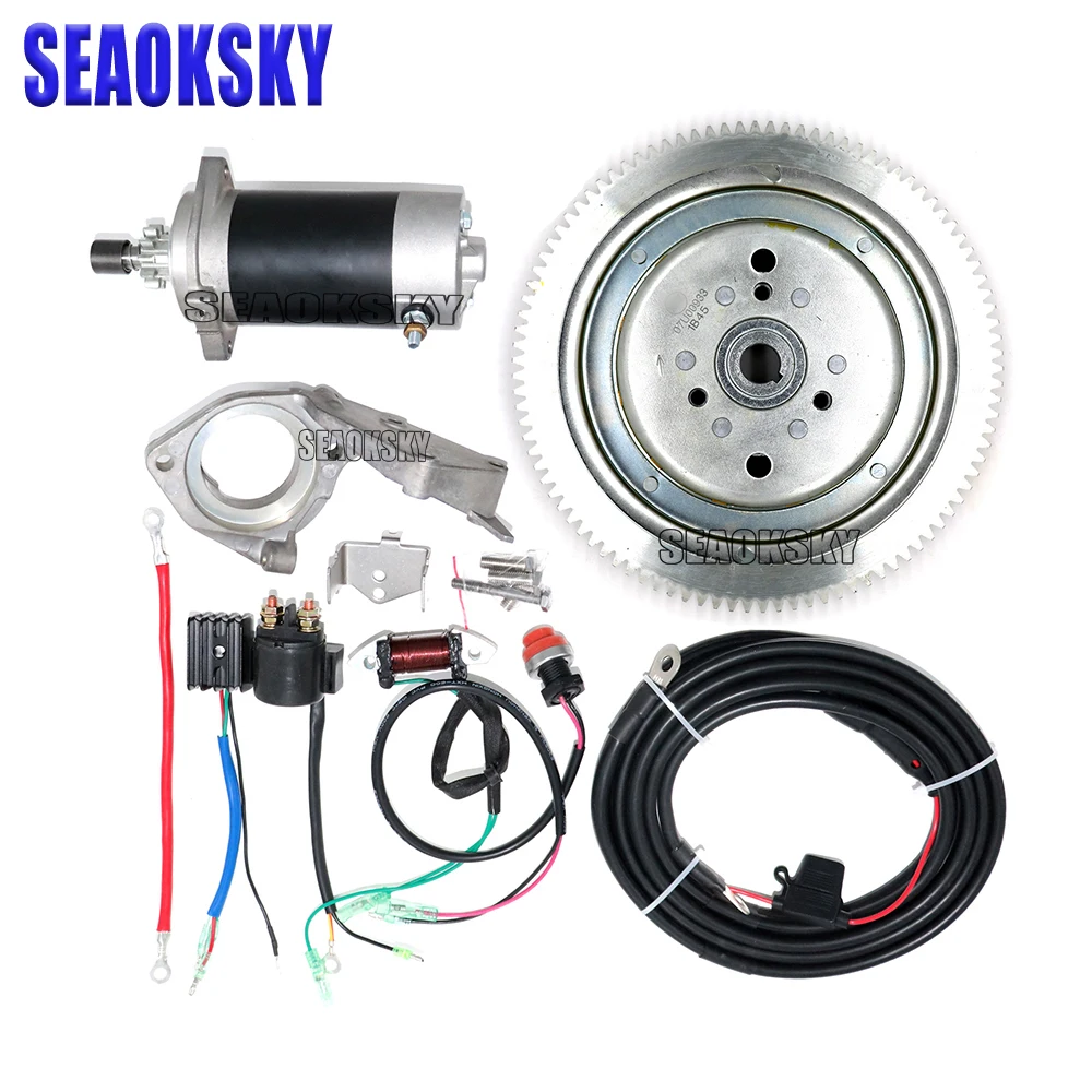 Kit Avviamento Elettrico Per Motore Fuoribordo Yamaha T30 2 Tempi 30Hp
