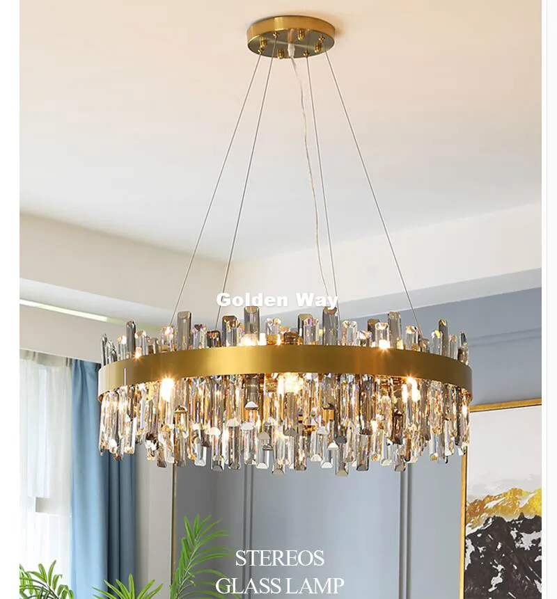 Luces colgantes modernas de cristal para sala de estar, iluminación interior, nórdica ahumada para comedor, cocina, colgantes decorativos|suspension light|pendant lightshanging -