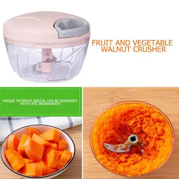 

Manual Vegetable Fruit Cutter Processor Chopper Garlic Cutter Food Fruit Twist Shredder Meat Blender Crusher Kitchen Accessories