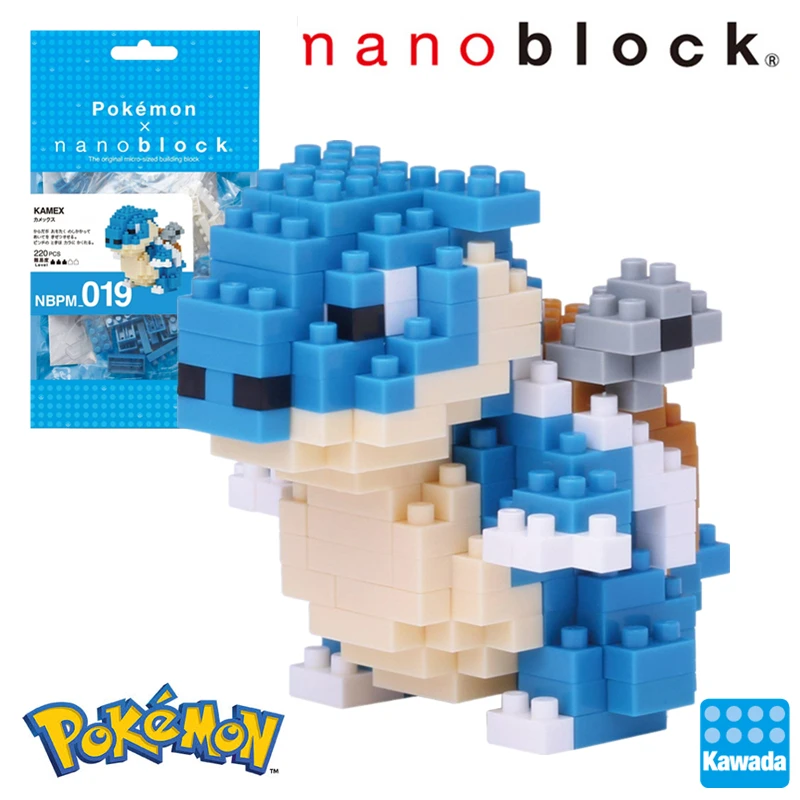 Kawada Nanoblock Покемон Пикачу аниме мультфильм 3D модель алмаз мини микро блок строительные блоки кирпичи сборки игрушки игры - Цвет: nbpm-019