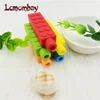 1Pcs Block Baby Teethers Sensory Chew Necklace Brick Silicone Biting Topper Teethers Toy Building Blocks Teether 4