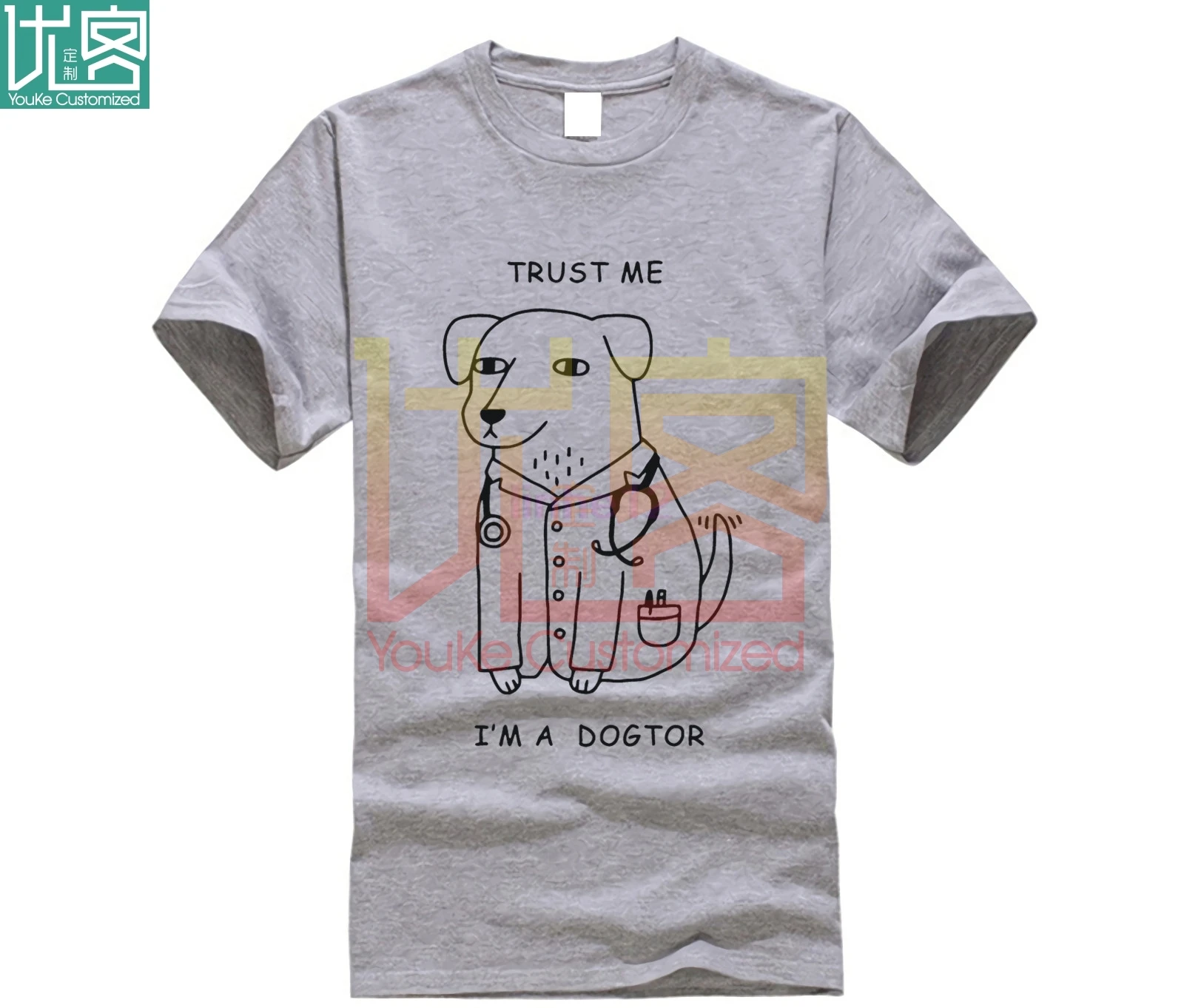 Новый дизайн футболка с надписью Trust Me I Am A Dog Doctor рисунком из мультфильма крутая