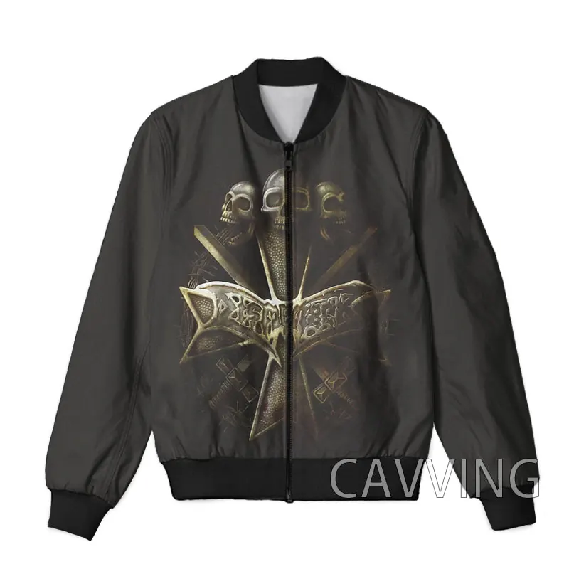 New Fashion  Women/Men's  3D Print  Dismember  Band  Zipper Bomber Jackets Men Overcoat Mens Coat Zip Up Jackets 5