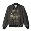 New Fashion  Women/Men's  3D Print  Dismember  Band  Zipper Bomber Jackets Men Overcoat Mens Coat Zip Up Jackets 5