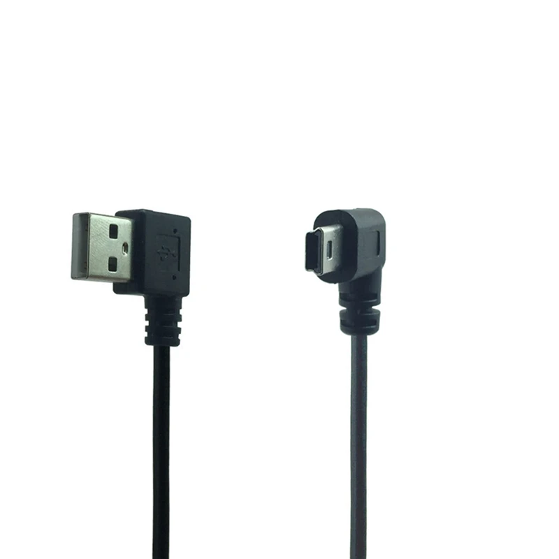 Мини USB кабель 90 градусов с прямым углом для MP3 Bluetooth динамика зарядное устройство