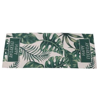 

Refrigerator Washing Machine Universal Cover Washing Machine Cover Refrigerator Organizer Cloth Drum Printing Leaves Fridge Dust