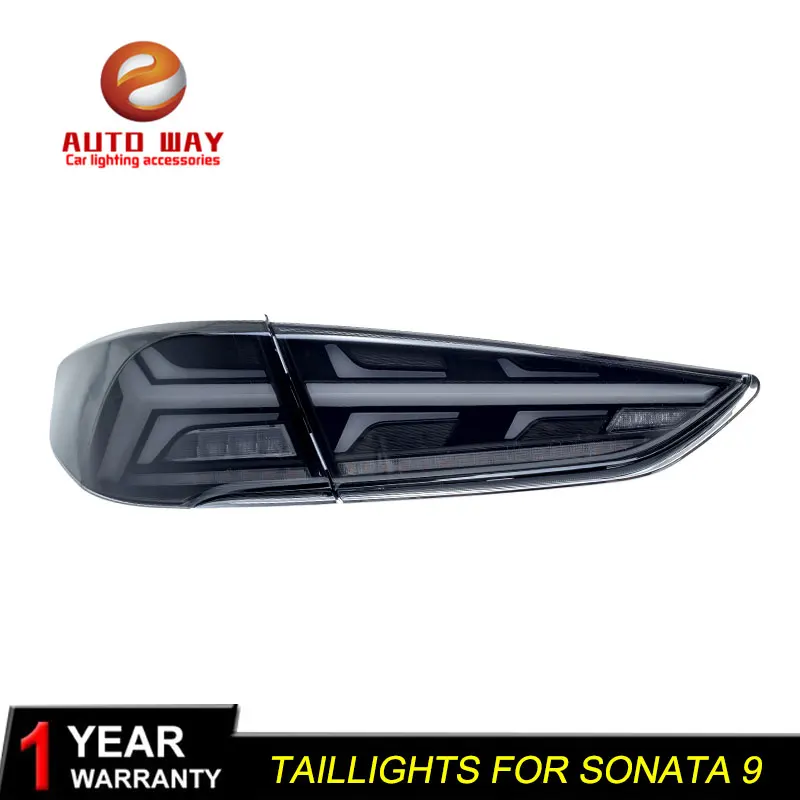 Автомобильный Стайлинг задние фонари фонарь чехол для hyundai Sonata 9 задних сигнальных огней, светодиодный Sonata фонарь задний светодиодный дневные ходовые огни