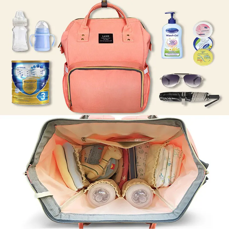 Upgrate Fashion Maternity Bag Mummy Nappy Bags Brand Large Capacity Baby Travel Backpack Design Nursing Diaper Care|baby care|baby bag travelbrand