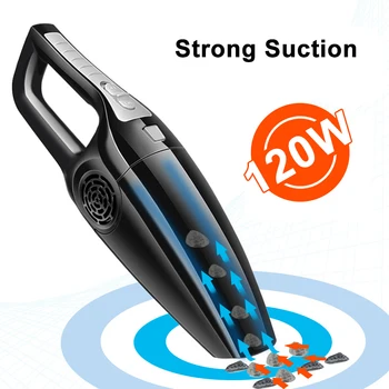 

Car Vacuum Cleaner 120W 4500pa 5m Power Cord Car Vacuum Cleaner High Suction Wet and Dry Dual-use Vacuum Cleaner with Storage