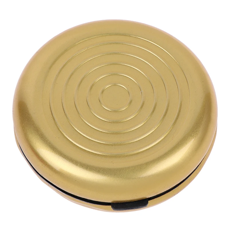 gold 1Pc Aluminium Euro Coin Dispenser Holder Purse Wallet Hold Coins Gadget - Цвет: gold