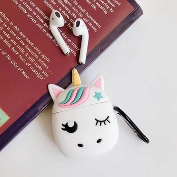 

for Apple AirPods Case 3D lovely Cartoon dream Unicorn Headphone Cases for Air pods 2 Silicon Case Accessories Protector Covers