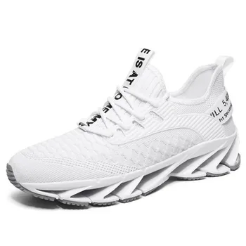 

2019 Outdoor blade Ayakkabi Erkek Male Sneakers Shock Absorption Men's Sport Shoes Sports Black Tennis Athletic Running Shoes